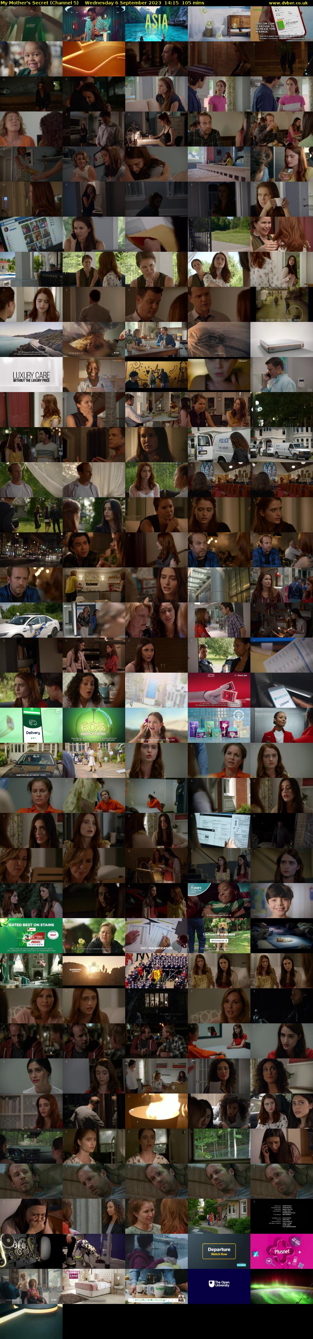 My Mother's Secret (Channel 5) Wednesday 6 September 2023 14:15 - 16:00