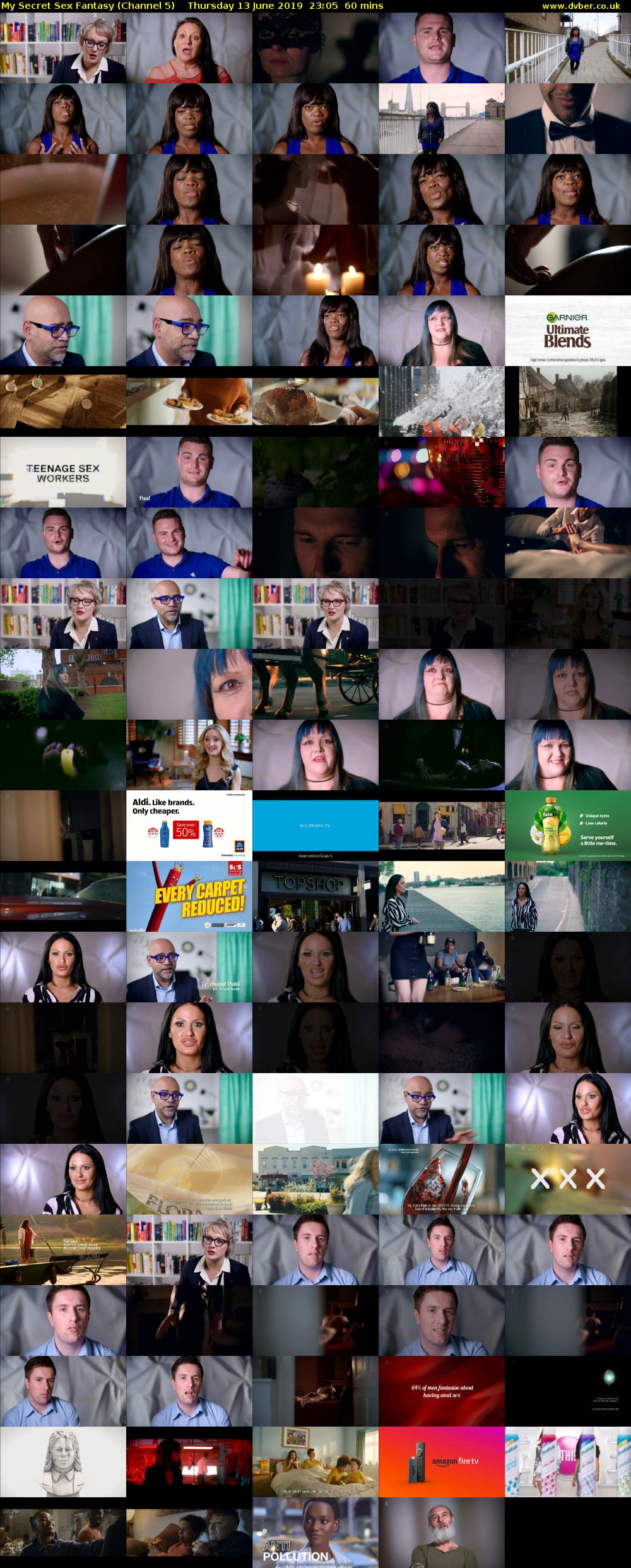 My Secret Sex Fantasy (Channel 5) Thursday 13 June 2019 23:05 - 00:05