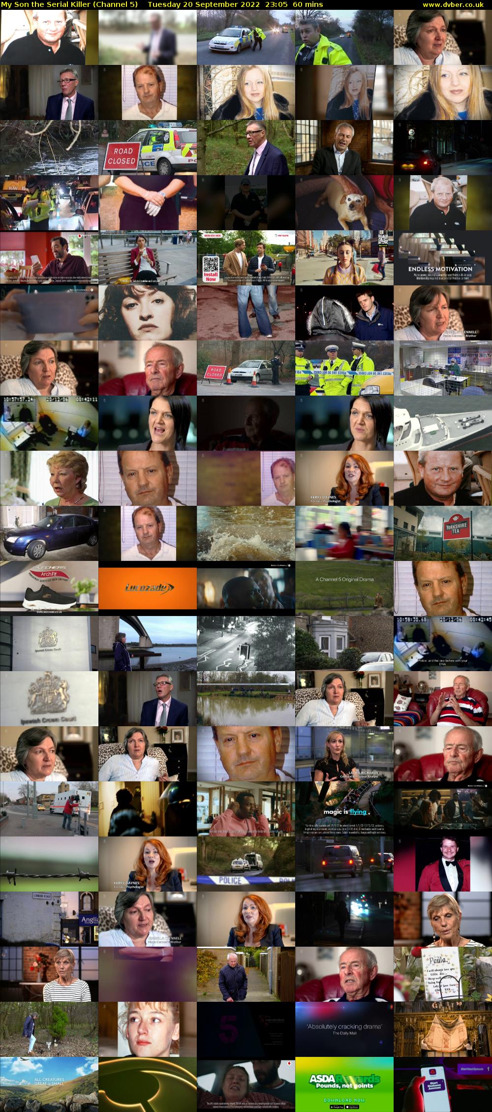 My Son The Serial Killer (Channel 5) Tuesday 20 September 2022 23:05 - 00:05