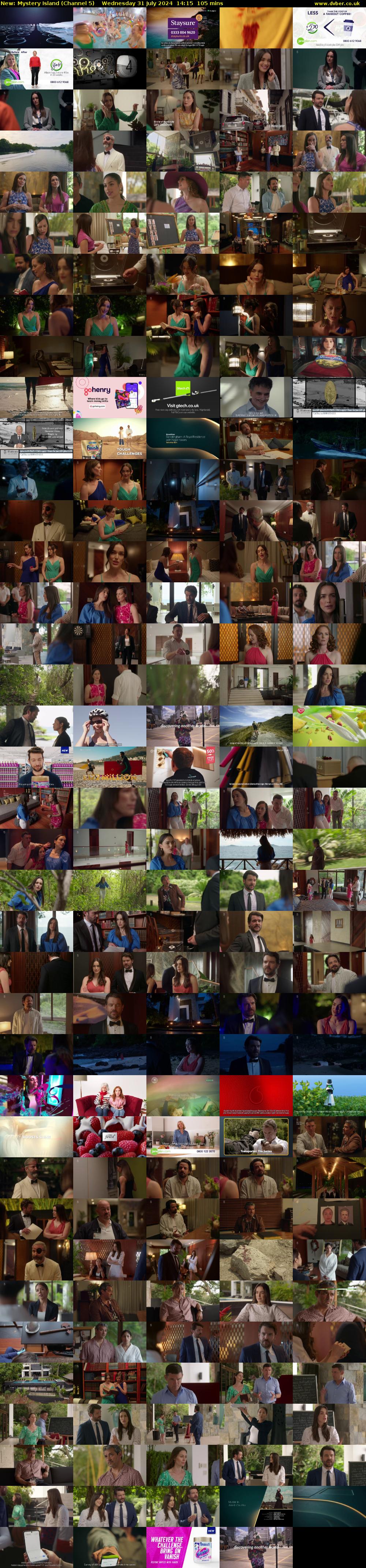Mystery Island (Channel 5) Wednesday 31 July 2024 14:15 - 16:00