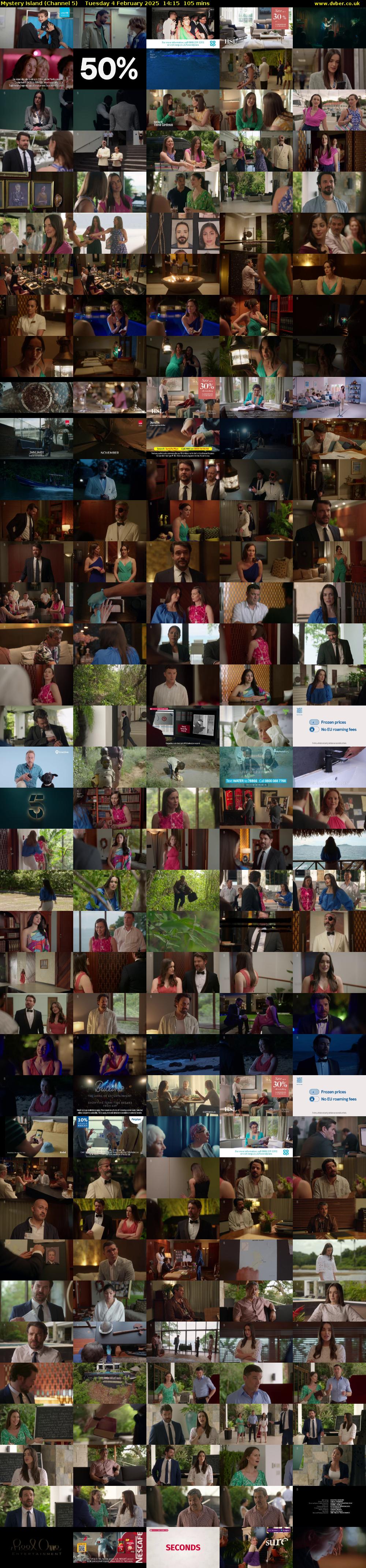 Mystery Island (Channel 5) Tuesday 4 February 2025 14:15 - 16:00
