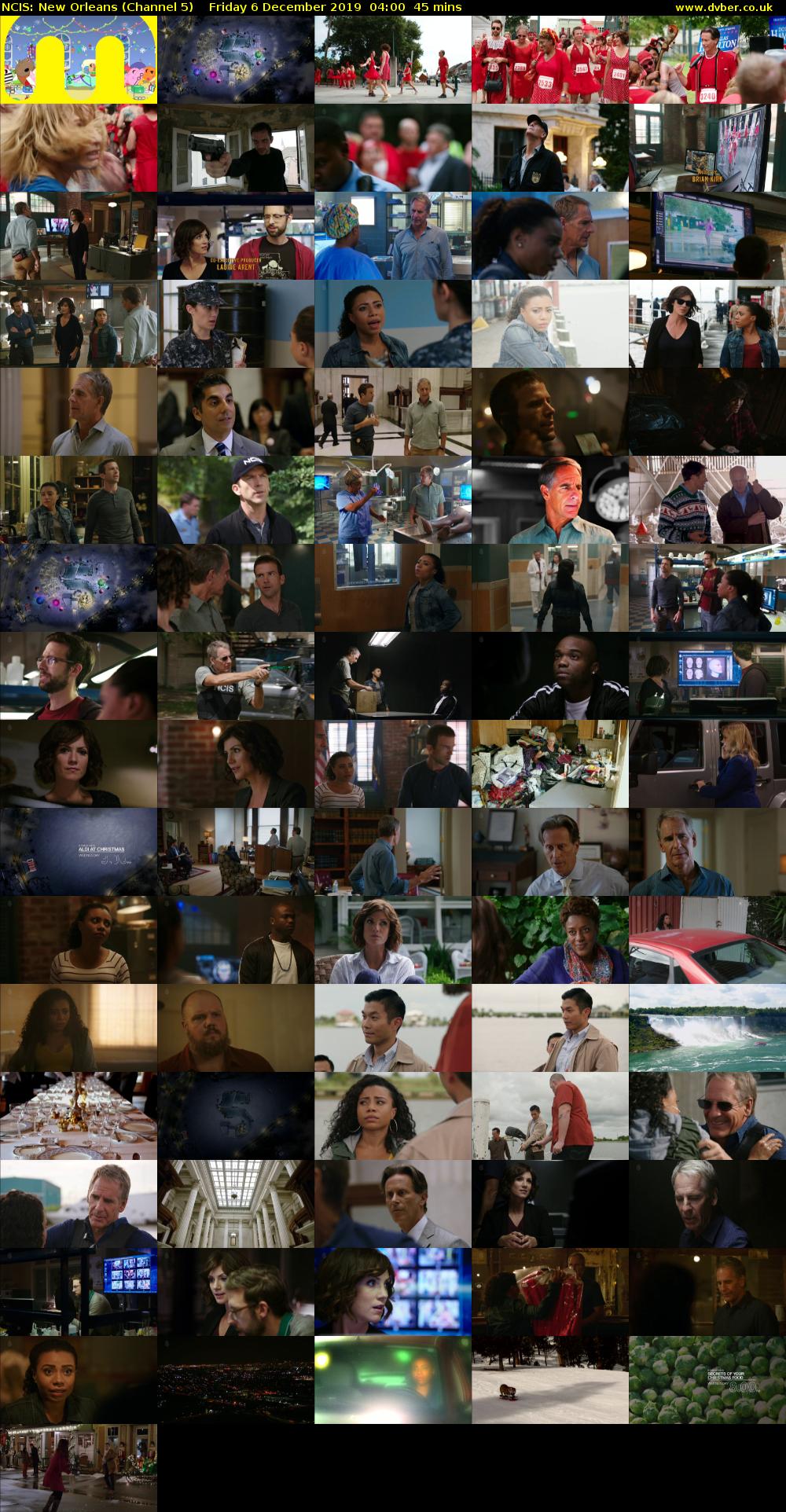 NCIS: New Orleans (Channel 5) Friday 6 December 2019 04:00 - 04:45