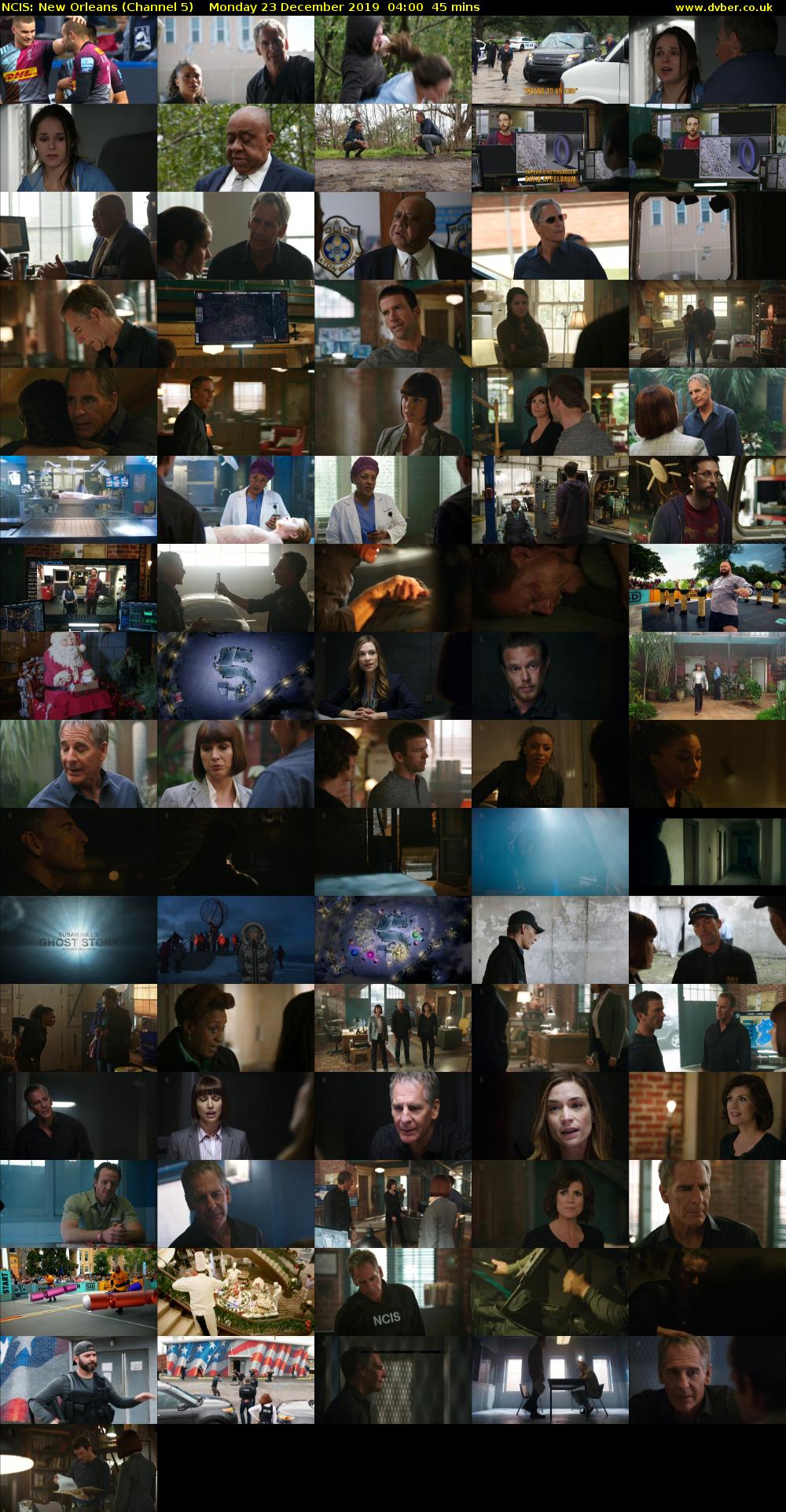 NCIS: New Orleans (Channel 5) Monday 23 December 2019 04:00 - 04:45