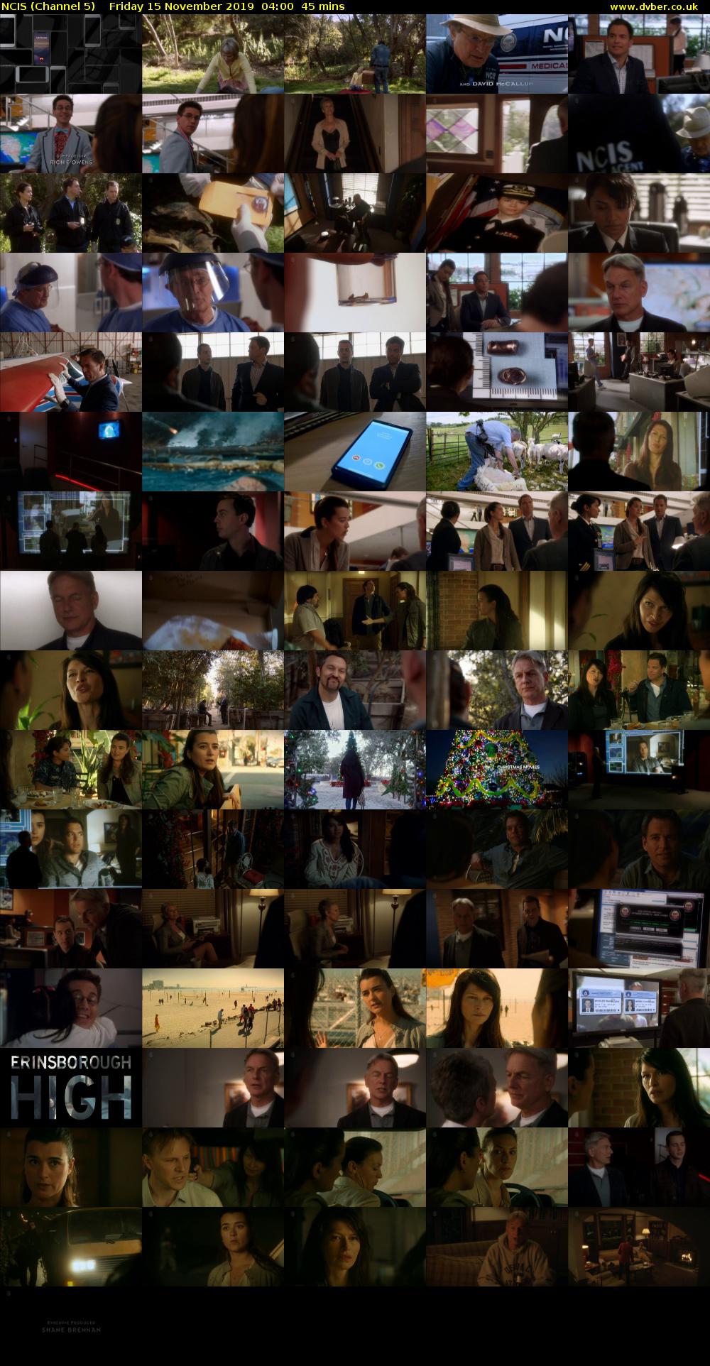 NCIS (Channel 5) Friday 15 November 2019 04:00 - 04:45