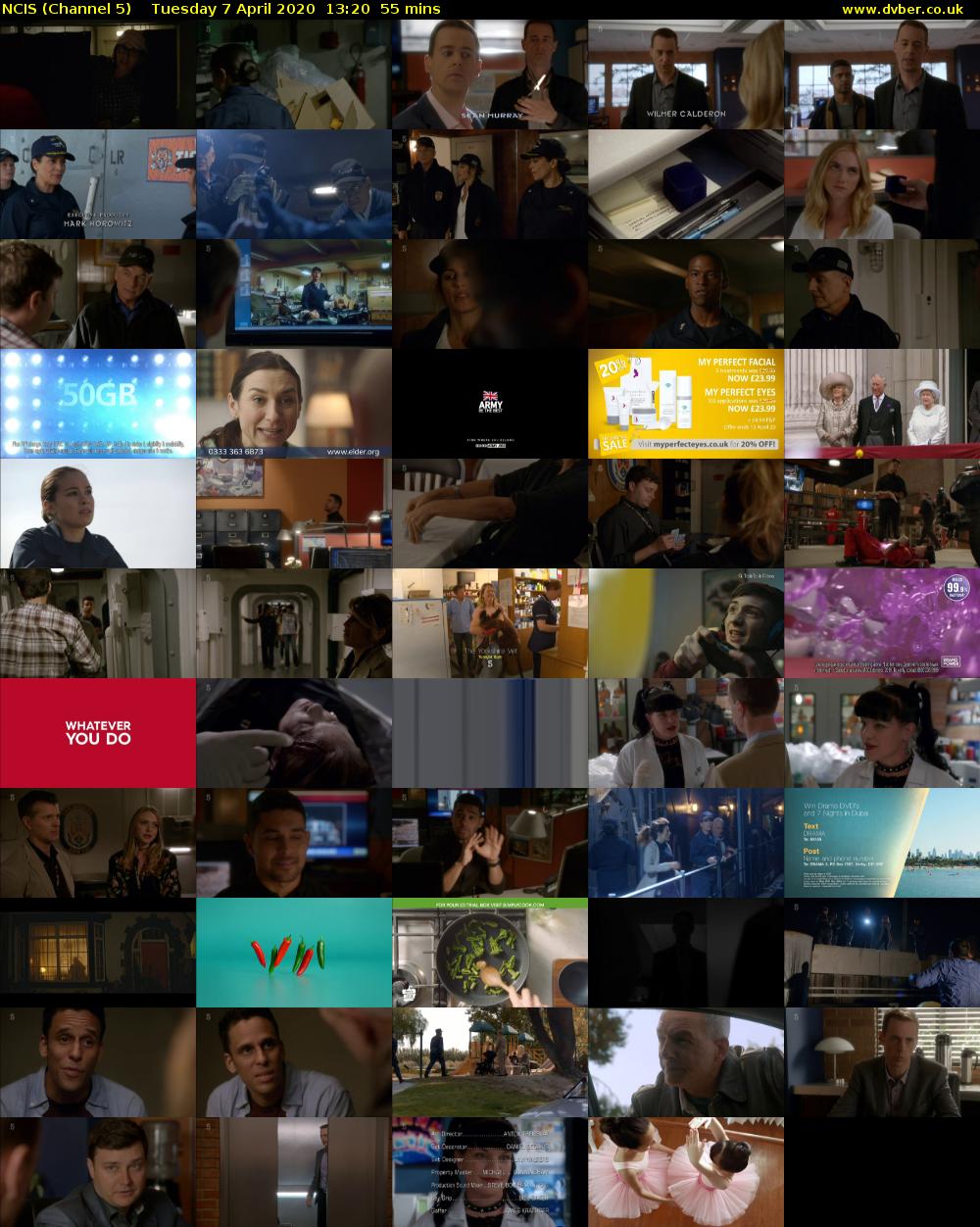NCIS (Channel 5) Tuesday 7 April 2020 13:20 - 14:15