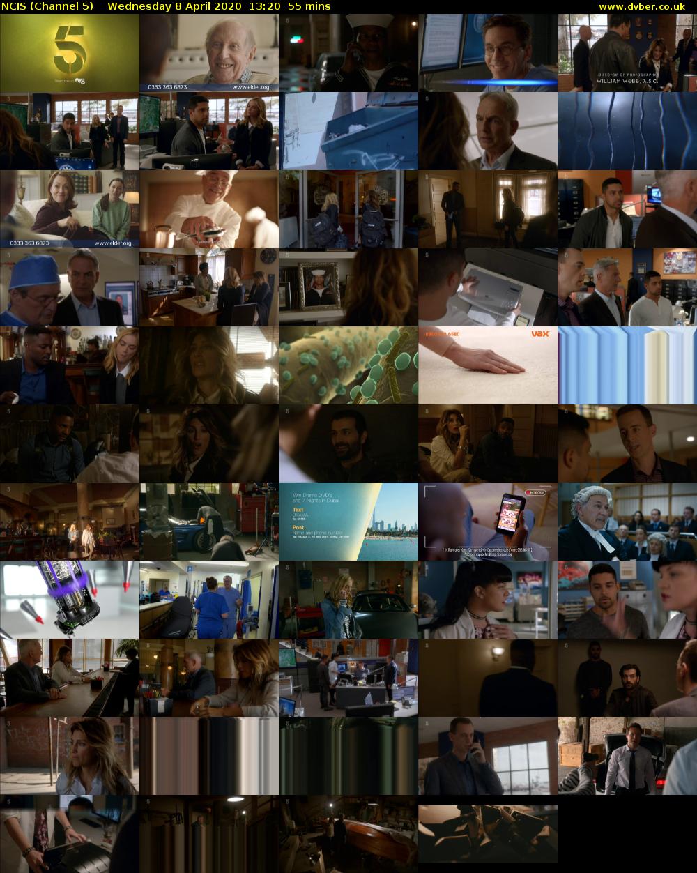 NCIS (Channel 5) Wednesday 8 April 2020 13:20 - 14:15