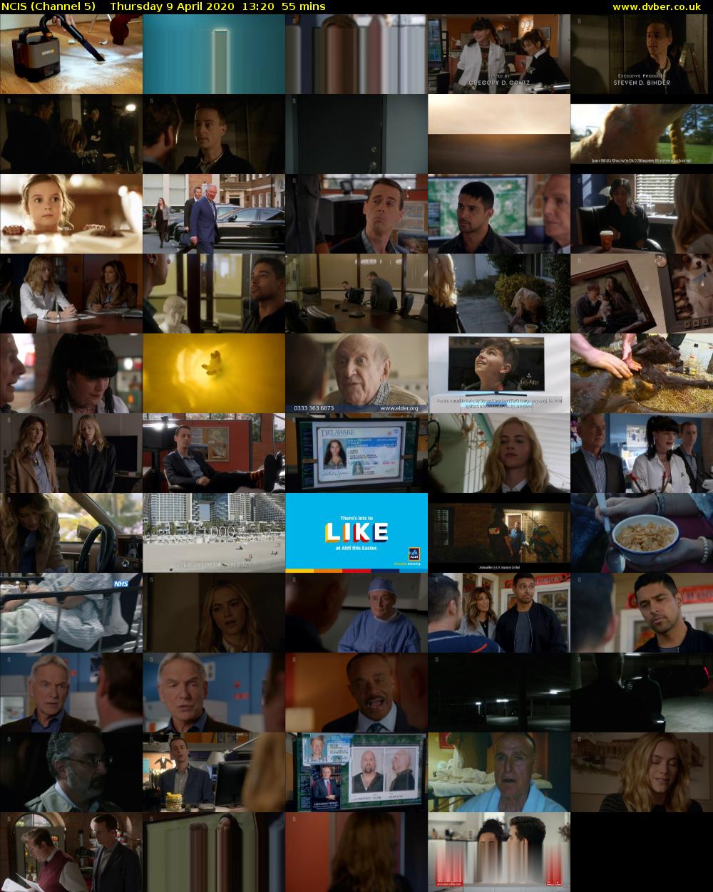 NCIS (Channel 5) Thursday 9 April 2020 13:20 - 14:15