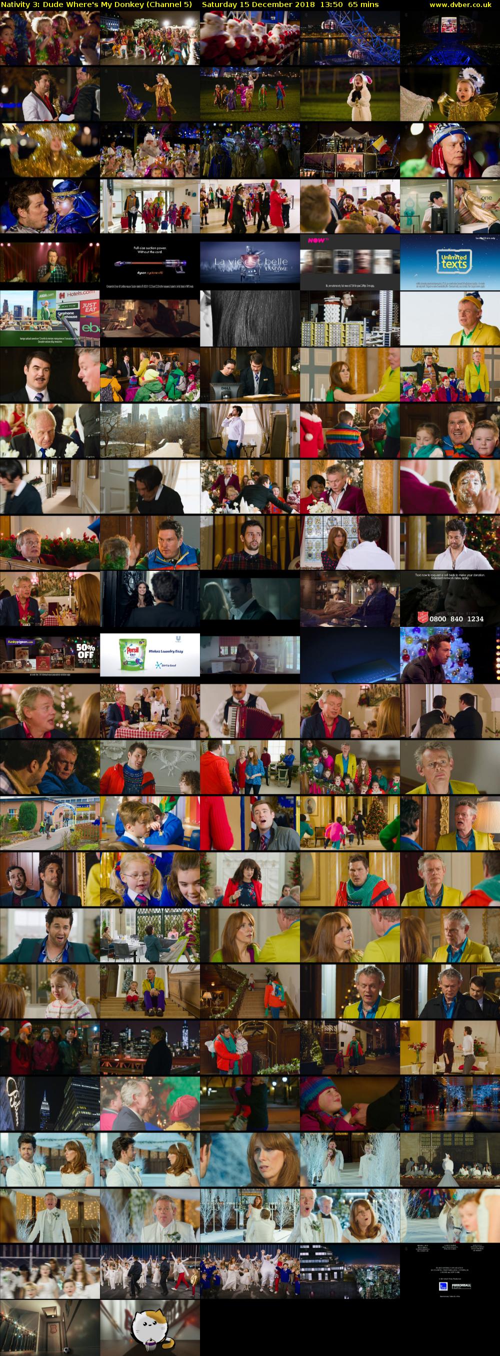 Nativity 3: Dude Where's My Donkey (Channel 5) Saturday 15 December 2018 13:50 - 14:55