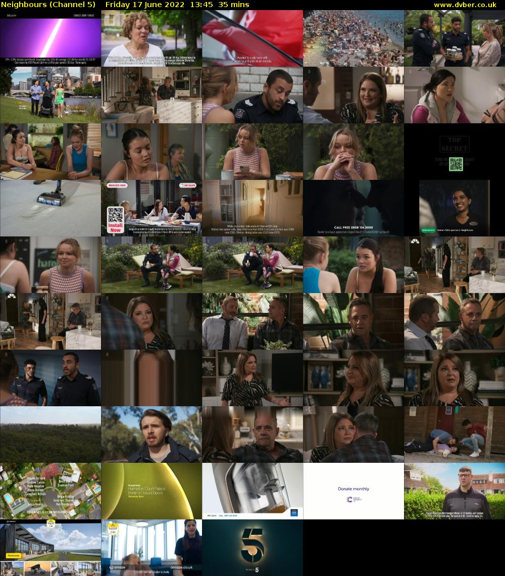 Neighbours (Channel 5) Friday 17 June 2022 13:45 - 14:20