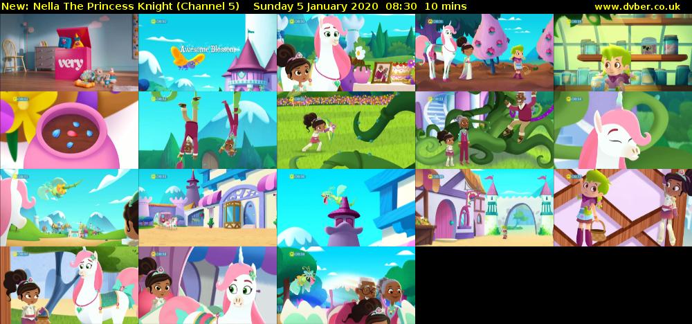 Nella The Princess Knight (Channel 5) Sunday 5 January 2020 08:30 - 08:40
