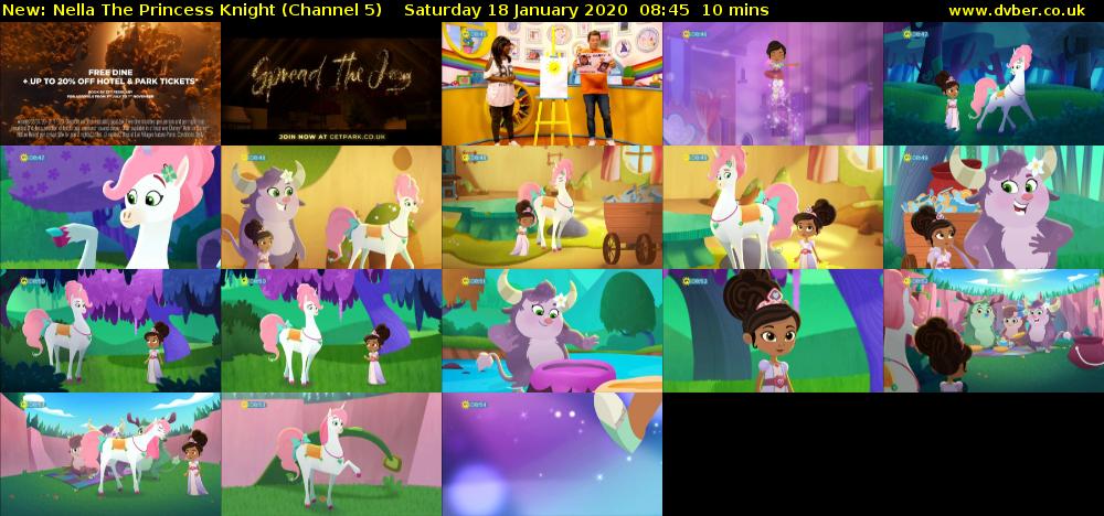 Nella The Princess Knight (Channel 5) Saturday 18 January 2020 08:45 - 08:55