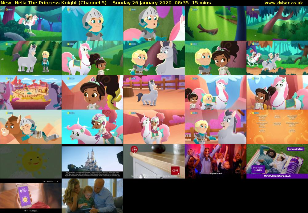 Nella The Princess Knight (Channel 5) Sunday 26 January 2020 08:35 - 08:50