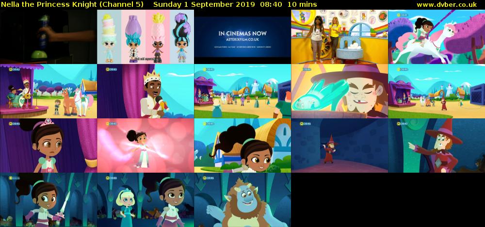 Nella the Princess Knight (Channel 5) Sunday 1 September 2019 08:40 - 08:50