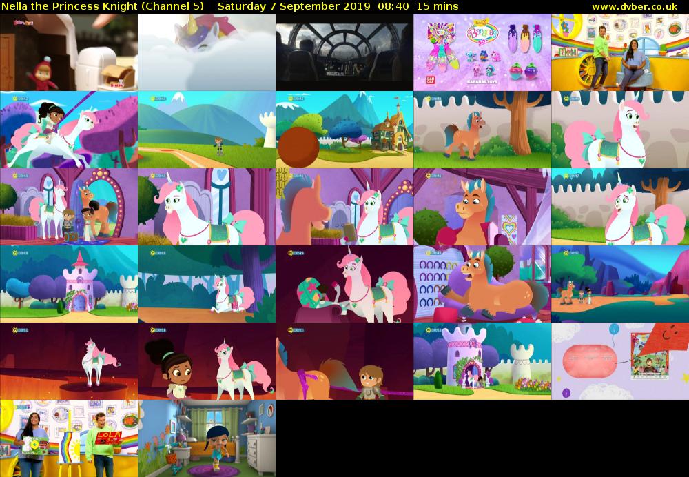 Nella the Princess Knight (Channel 5) Saturday 7 September 2019 08:40 - 08:55