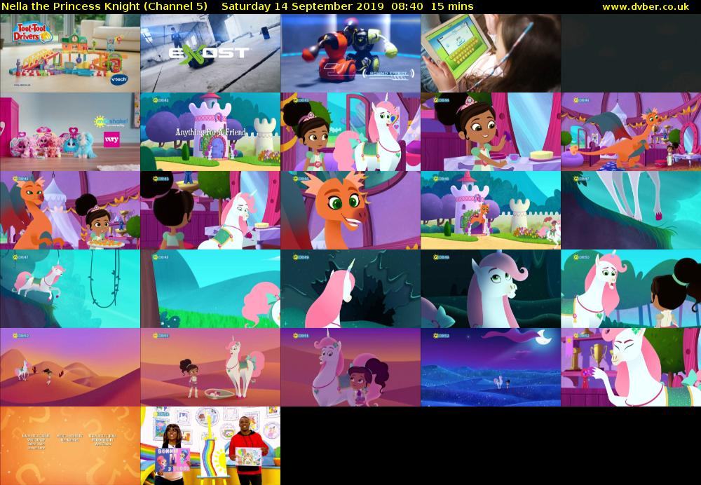 Nella the Princess Knight (Channel 5) Saturday 14 September 2019 08:40 - 08:55