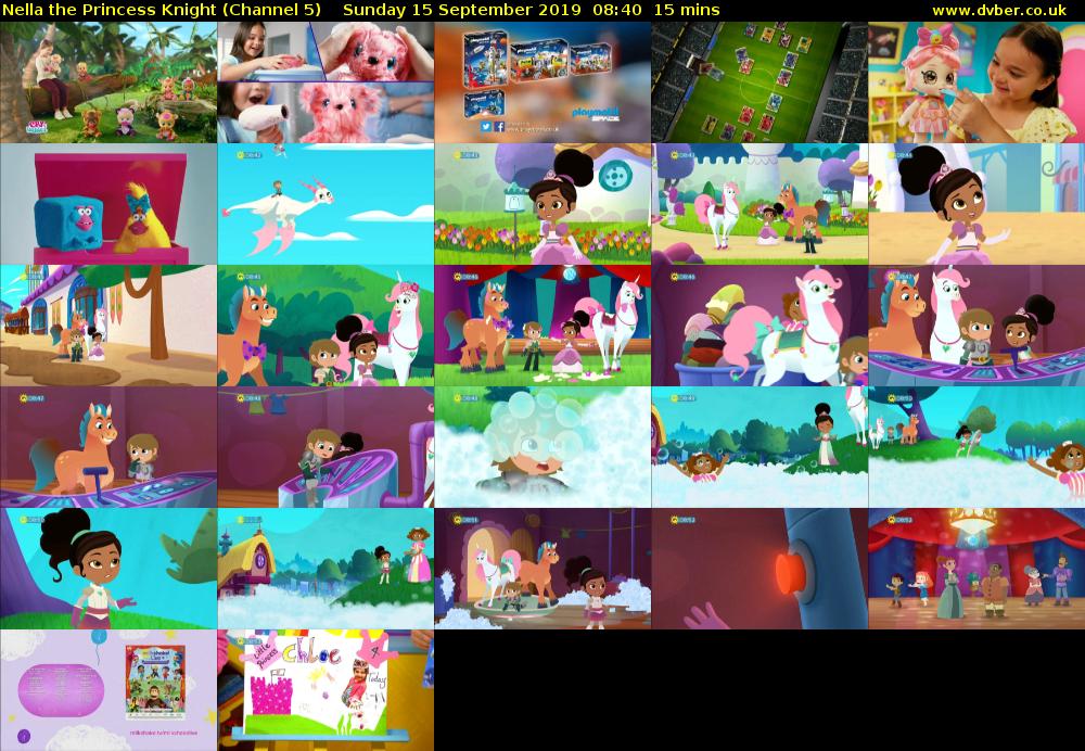 Nella the Princess Knight (Channel 5) Sunday 15 September 2019 08:40 - 08:55