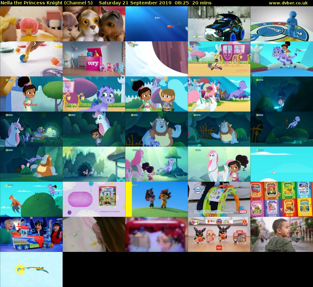 Nella the Princess Knight (Channel 5) Saturday 21 September 2019 08:25 - 08:45