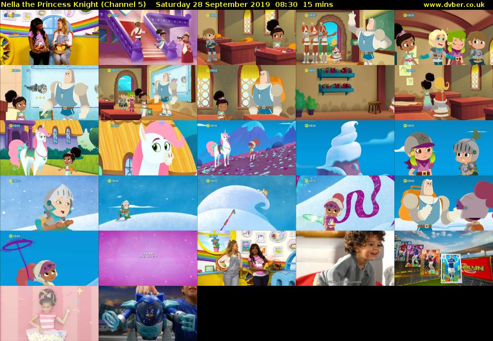 Nella the Princess Knight (Channel 5) Saturday 28 September 2019 08:30 - 08:45