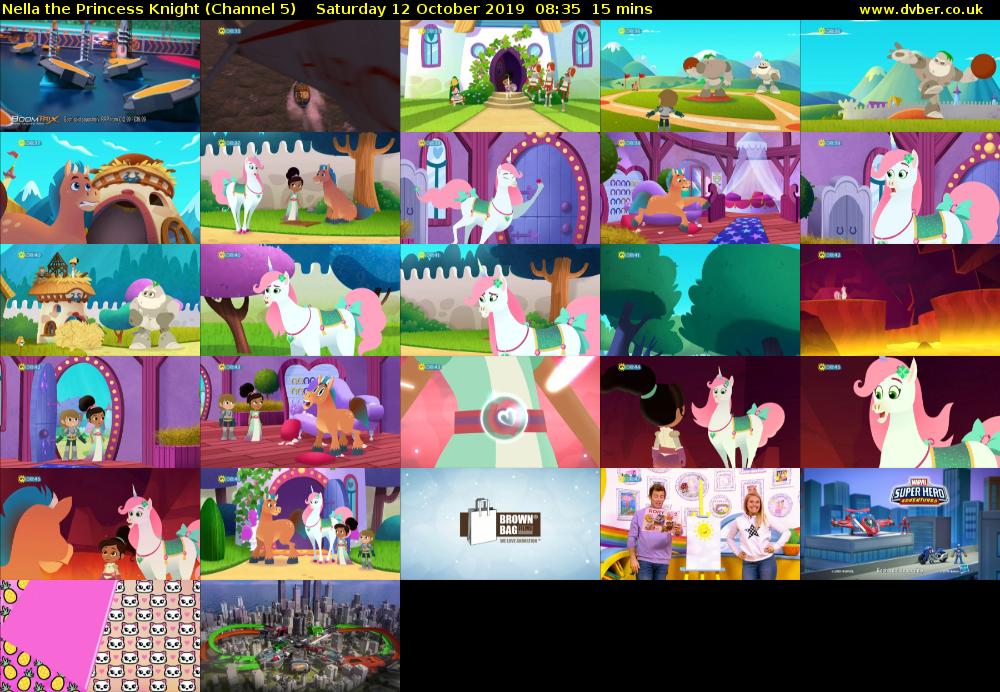 Nella the Princess Knight (Channel 5) Saturday 12 October 2019 08:35 - 08:50