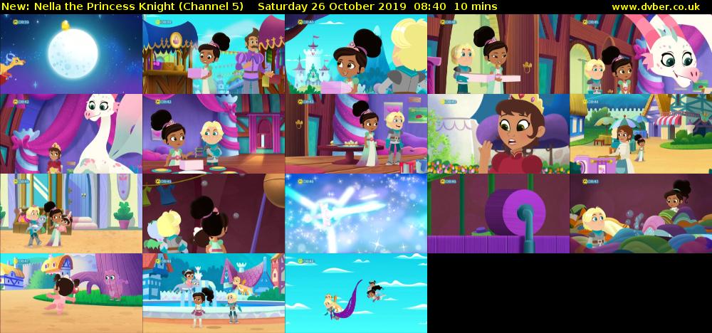 Nella the Princess Knight (Channel 5) Saturday 26 October 2019 08:40 - 08:50