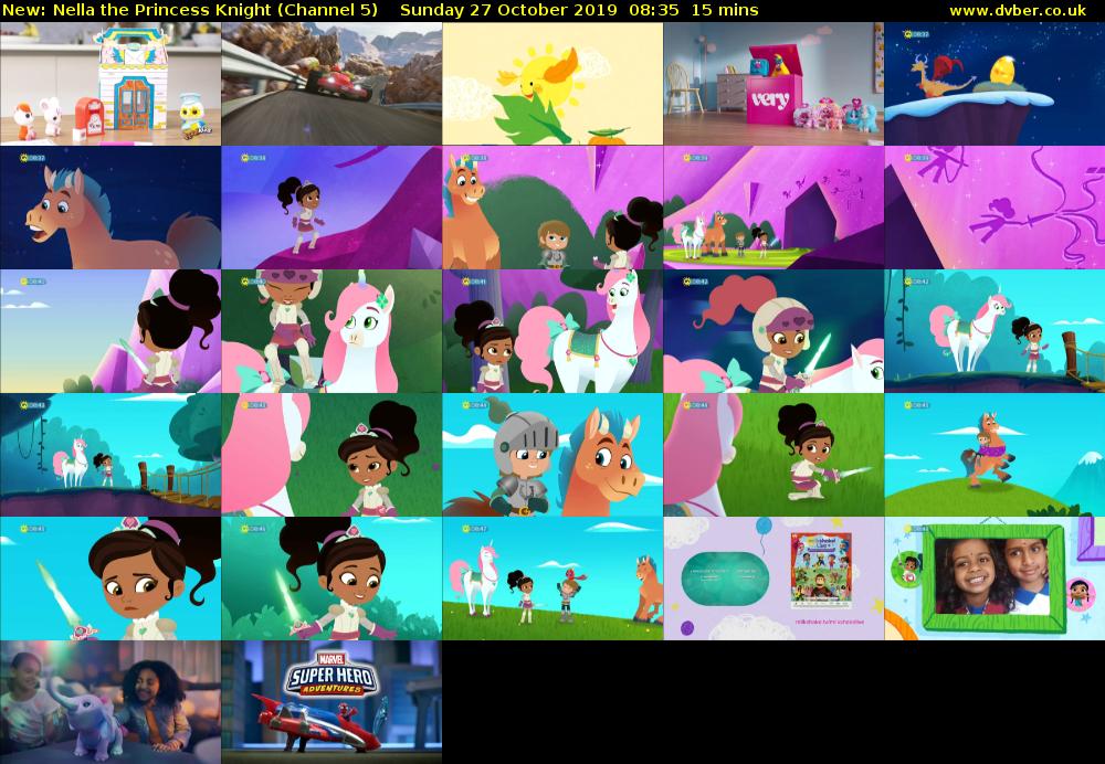 Nella the Princess Knight (Channel 5) Sunday 27 October 2019 08:35 - 08:50