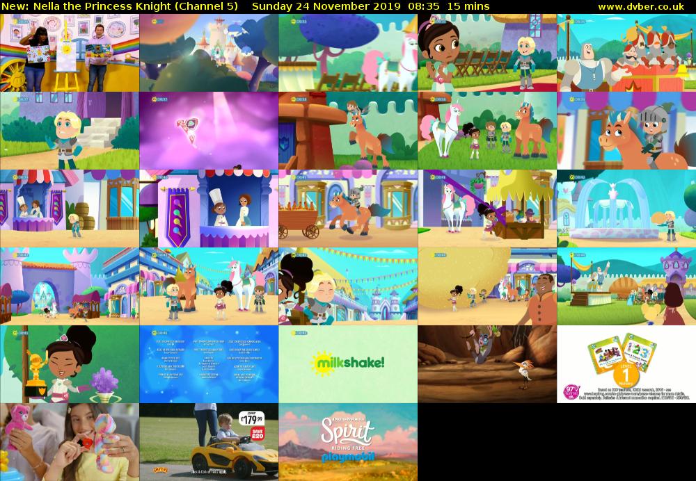 Nella the Princess Knight (Channel 5) Sunday 24 November 2019 08:35 - 08:50