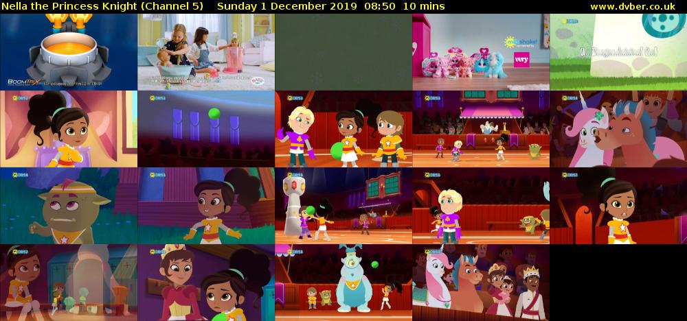 Nella the Princess Knight (Channel 5) Sunday 1 December 2019 08:50 - 09:00