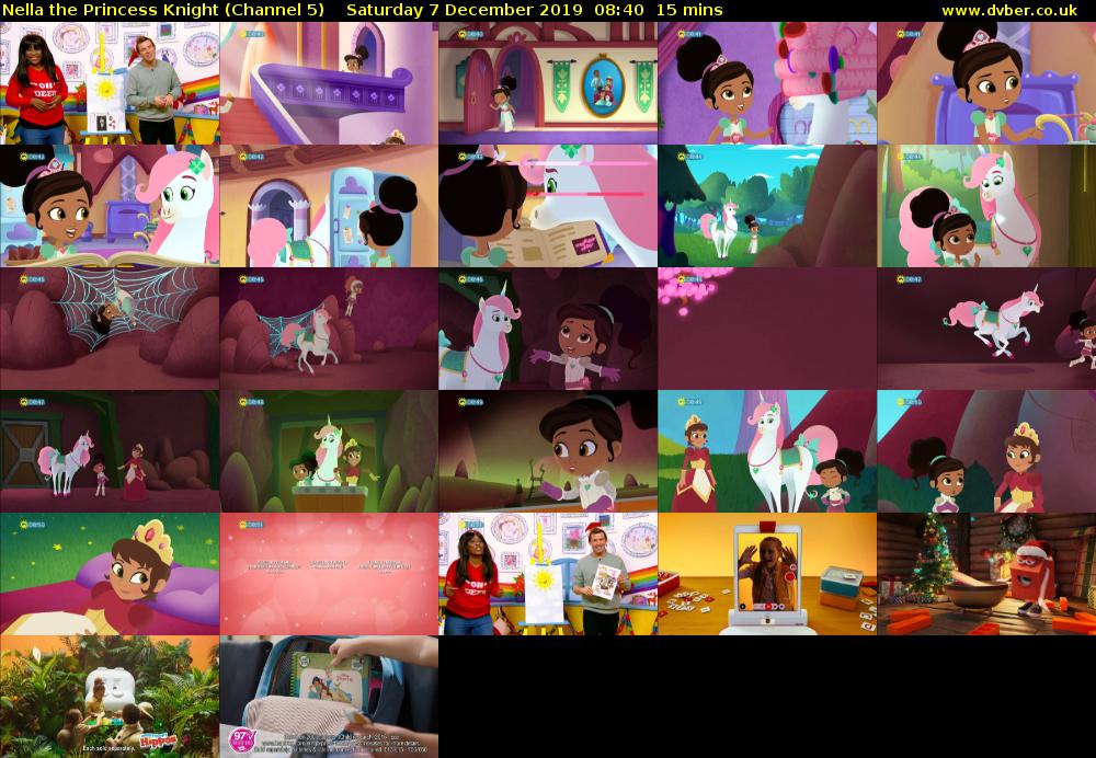 Nella the Princess Knight (Channel 5) Saturday 7 December 2019 08:40 - 08:55