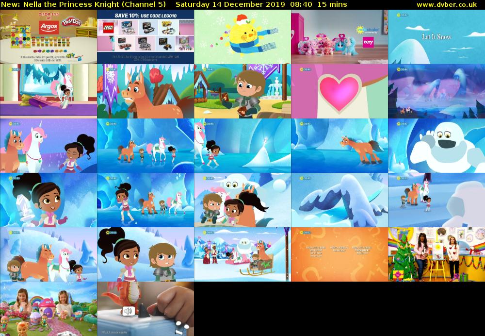 Nella the Princess Knight (Channel 5) Saturday 14 December 2019 08:40 - 08:55