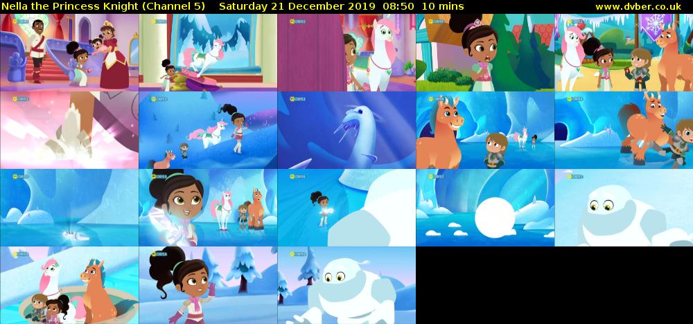Nella the Princess Knight (Channel 5) Saturday 21 December 2019 08:50 - 09:00