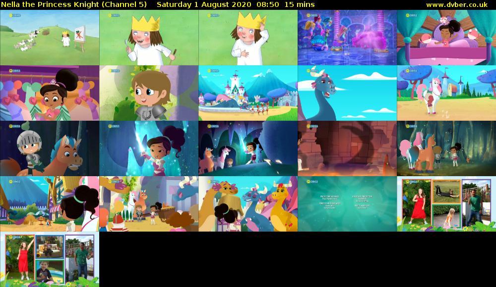 Nella the Princess Knight (Channel 5) Saturday 1 August 2020 08:50 - 09:05