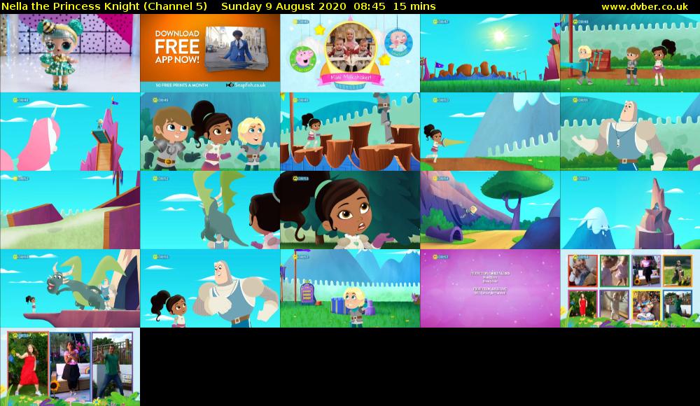Nella the Princess Knight (Channel 5) Sunday 9 August 2020 08:45 - 09:00