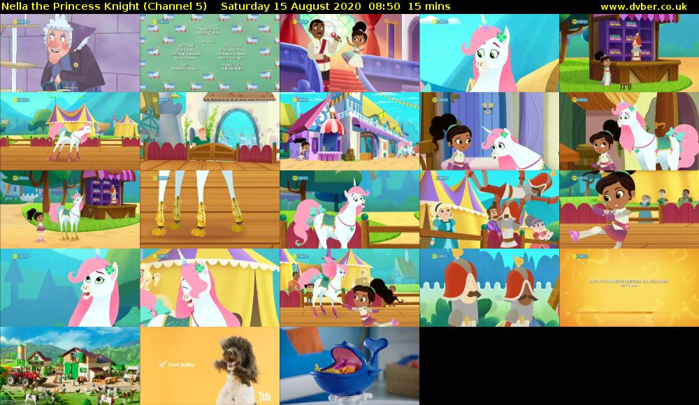 Nella the Princess Knight (Channel 5) Saturday 15 August 2020 08:50 - 09:05