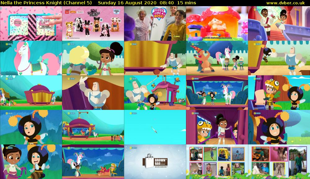 Nella the Princess Knight (Channel 5) Sunday 16 August 2020 08:40 - 08:55