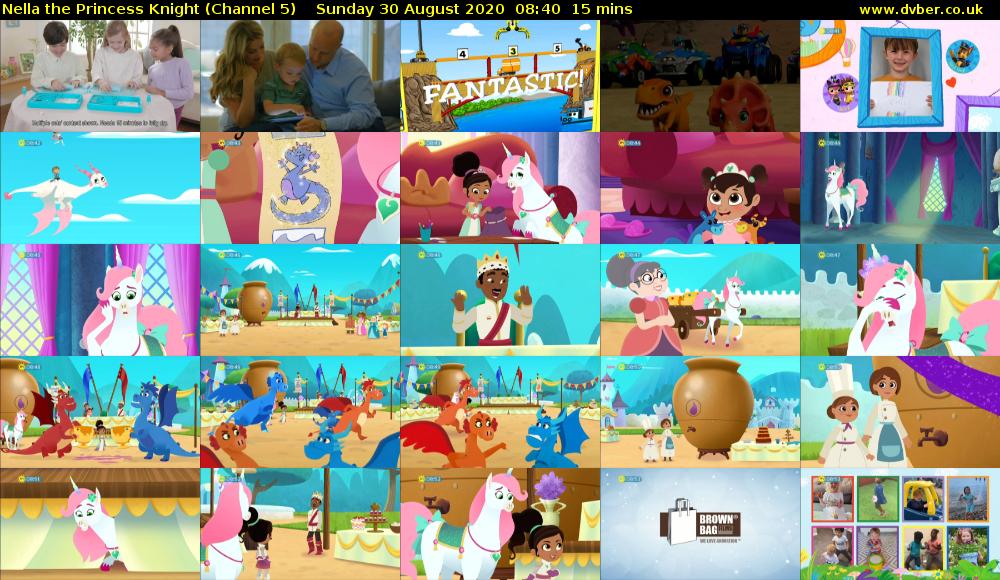Nella the Princess Knight (Channel 5) Sunday 30 August 2020 08:40 - 08:55