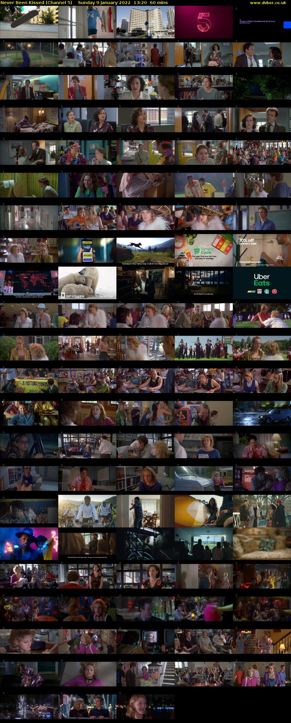 Never Been Kissed (Channel 5) Sunday 9 January 2022 13:20 - 14:20