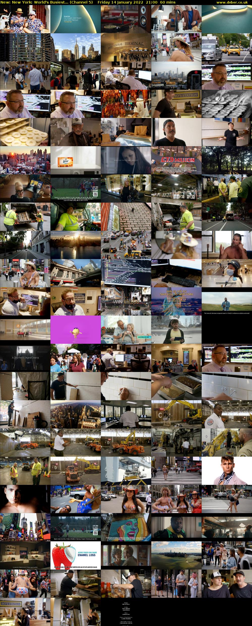New York: World's Busiest... (Channel 5) Friday 14 January 2022 21:00 - 22:00