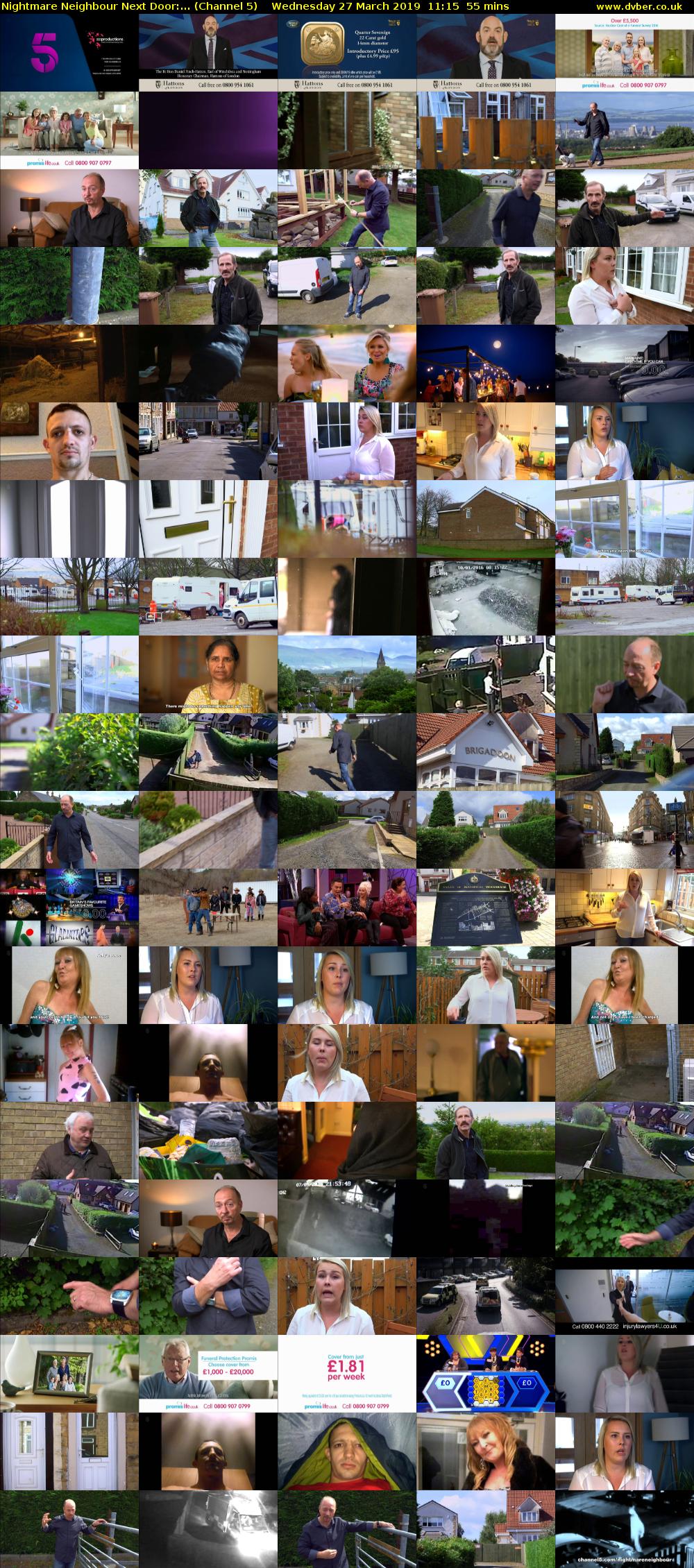 Nightmare Neighbour Next Door:... (Channel 5) Wednesday 27 March 2019 11:15 - 12:10