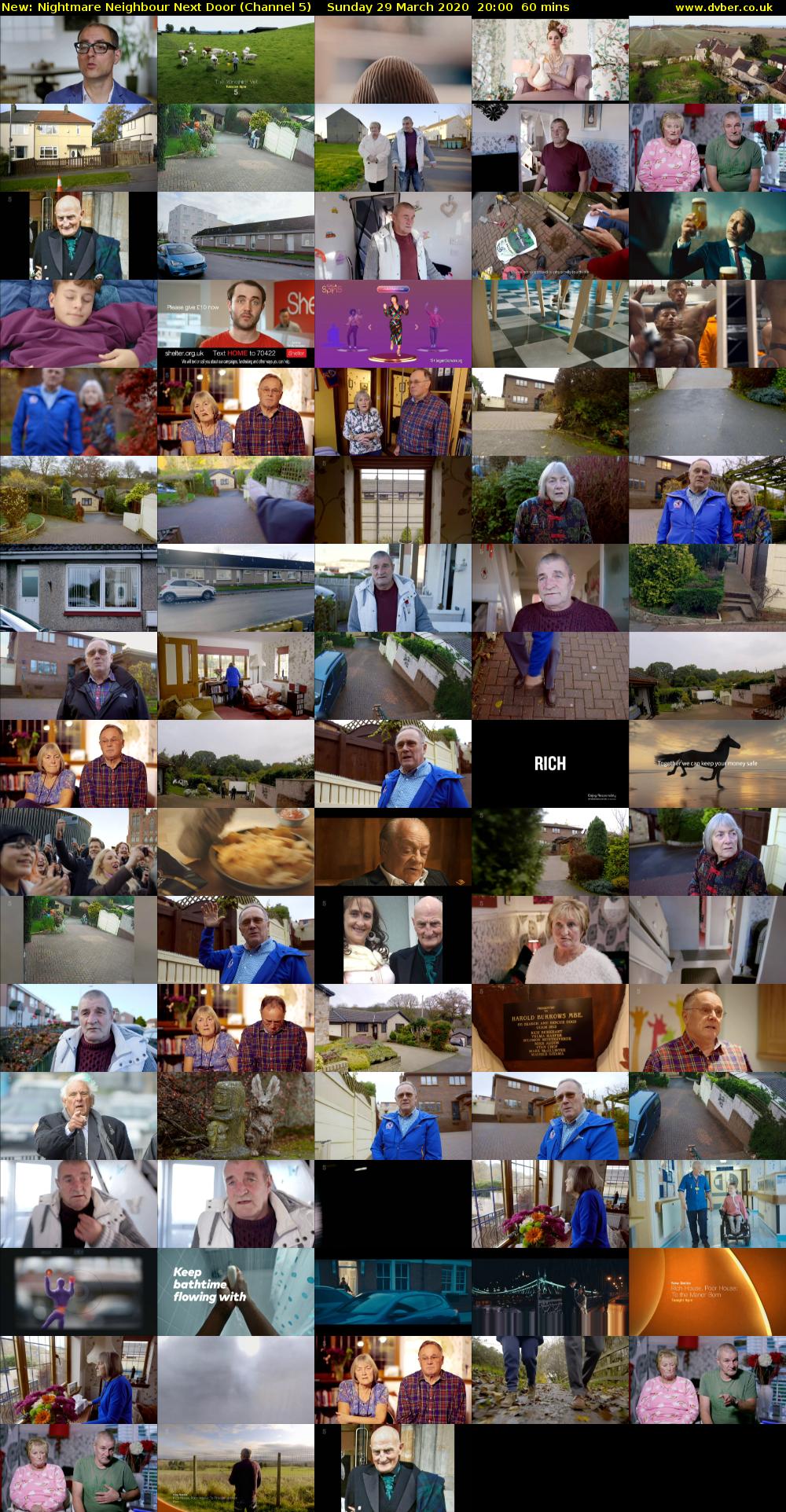 Nightmare Neighbour Next Door (Channel 5) Sunday 29 March 2020 20:00 - 21:00