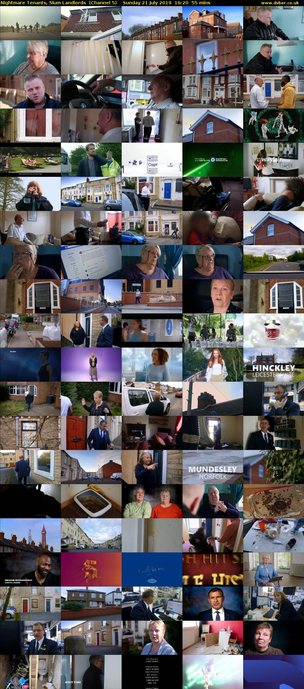 Nightmare Tenants, Slum Landlords  (Channel 5) Sunday 21 July 2019 16:20 - 17:15