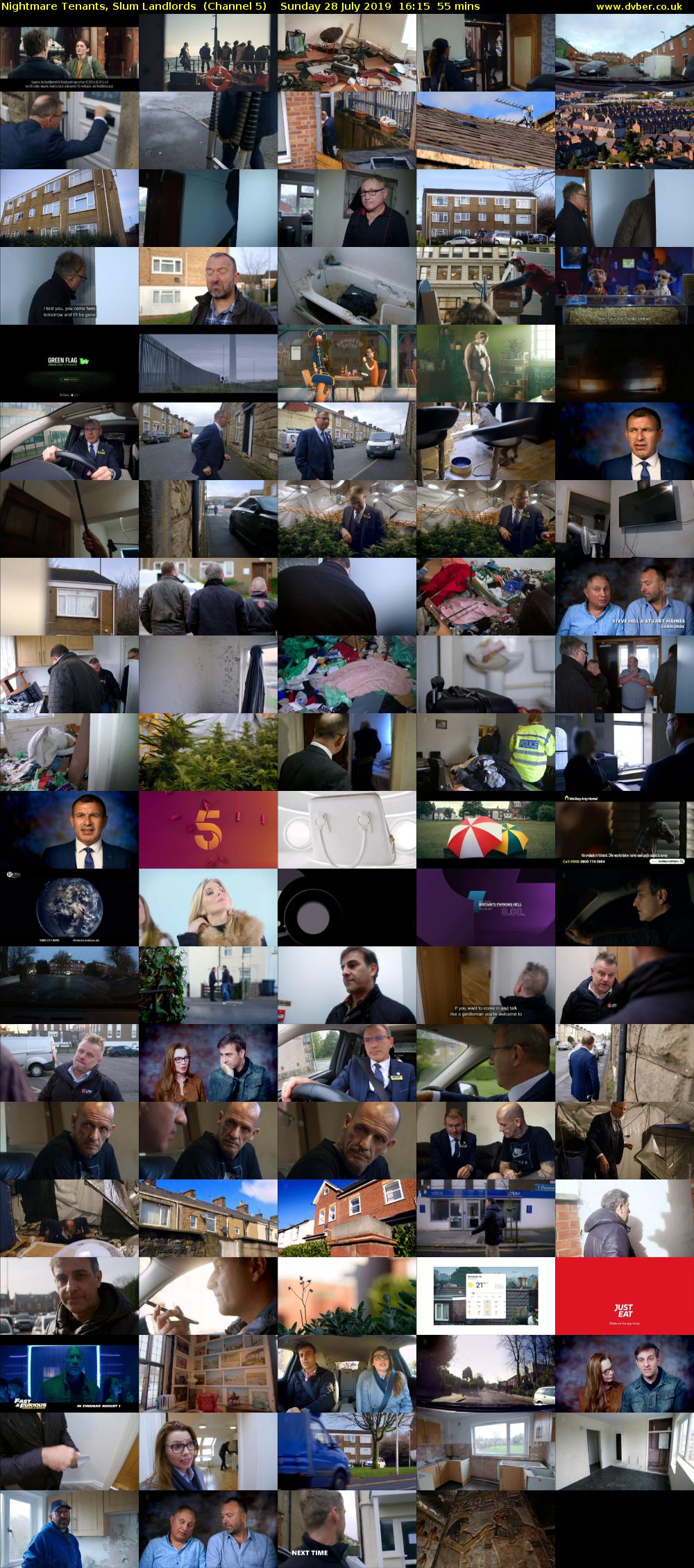 Nightmare Tenants, Slum Landlords  (Channel 5) Sunday 28 July 2019 16:15 - 17:10