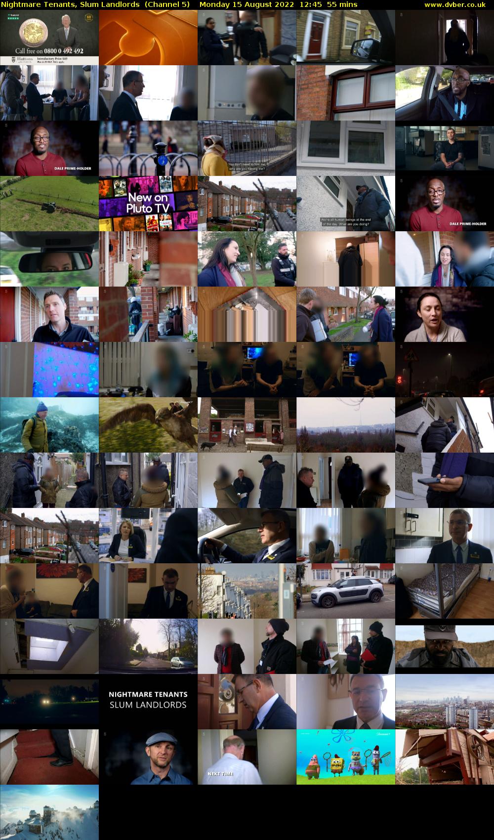 Nightmare Tenants, Slum Landlords  (Channel 5) Monday 15 August 2022 12:45 - 13:40