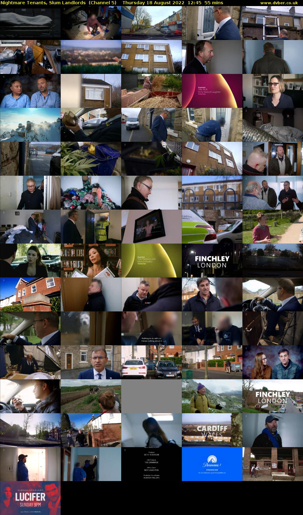 Nightmare Tenants, Slum Landlords  (Channel 5) Thursday 18 August 2022 12:45 - 13:40