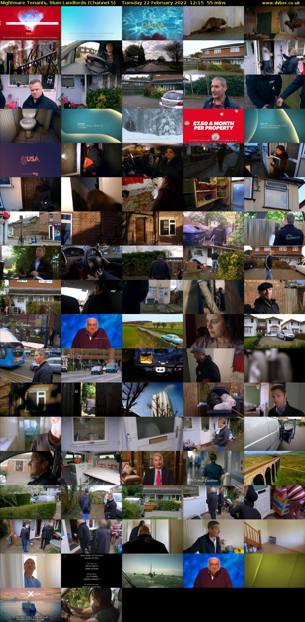 Nightmare Tenants, Slum Landlords (Channel 5) Tuesday 22 February 2022 12:15 - 13:10