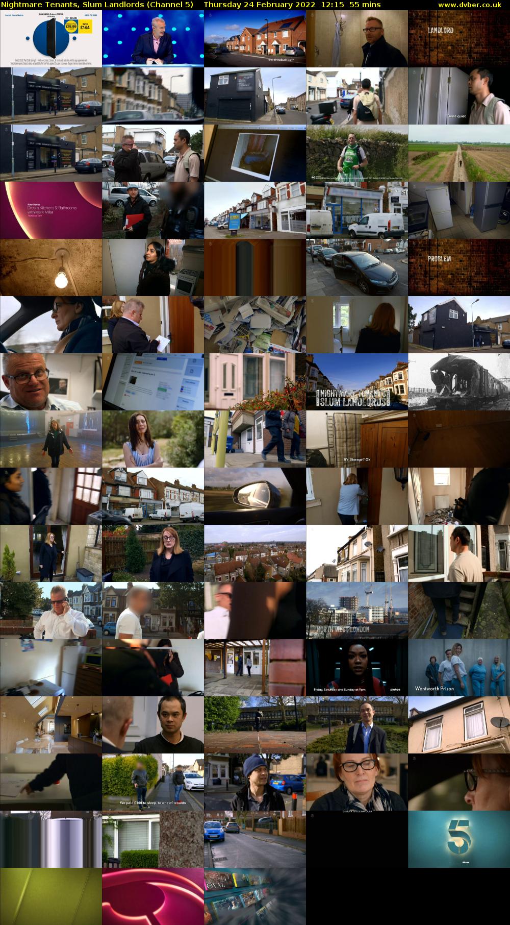 Nightmare Tenants, Slum Landlords (Channel 5) Thursday 24 February 2022 12:15 - 13:10