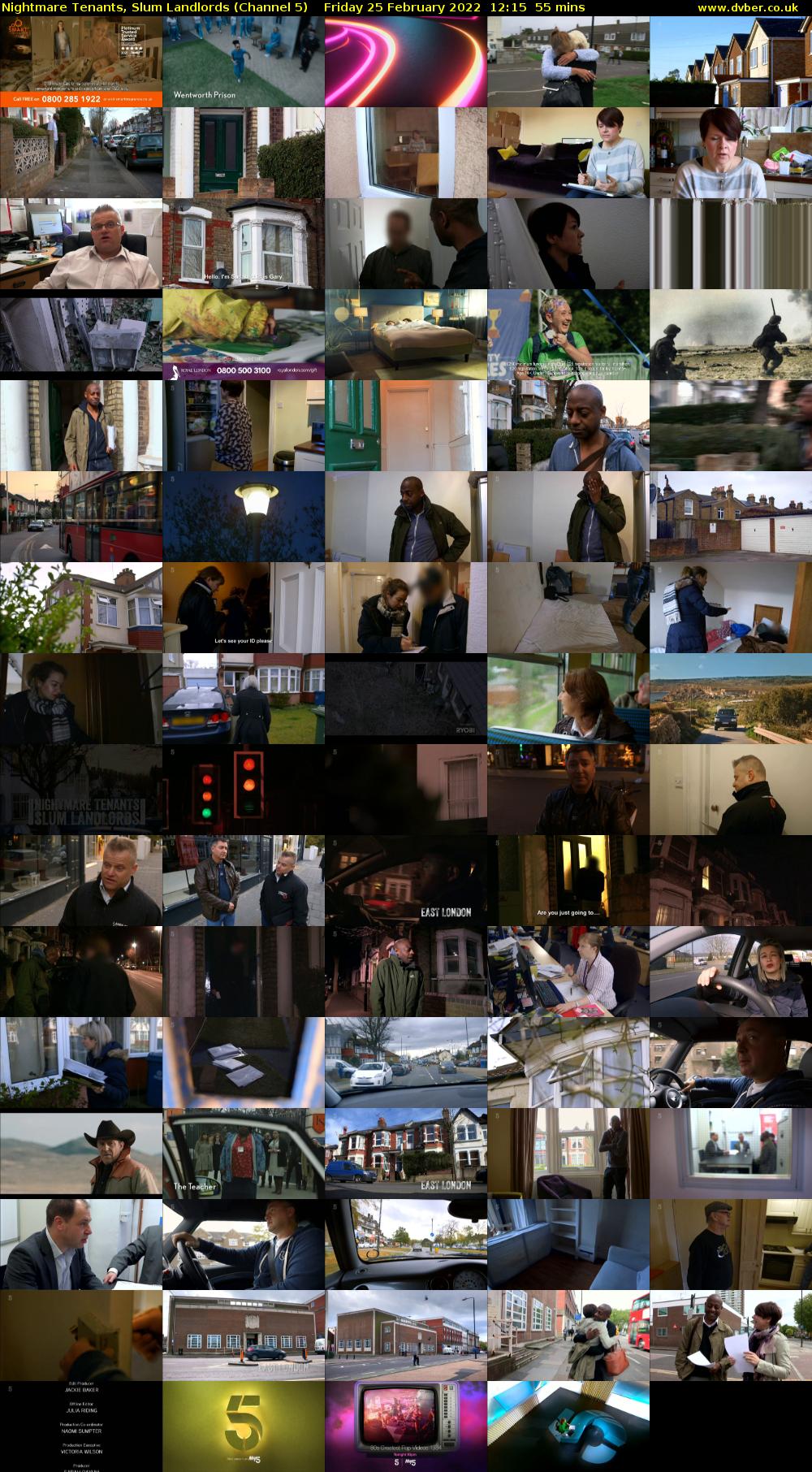 Nightmare Tenants, Slum Landlords (Channel 5) Friday 25 February 2022 12:15 - 13:10
