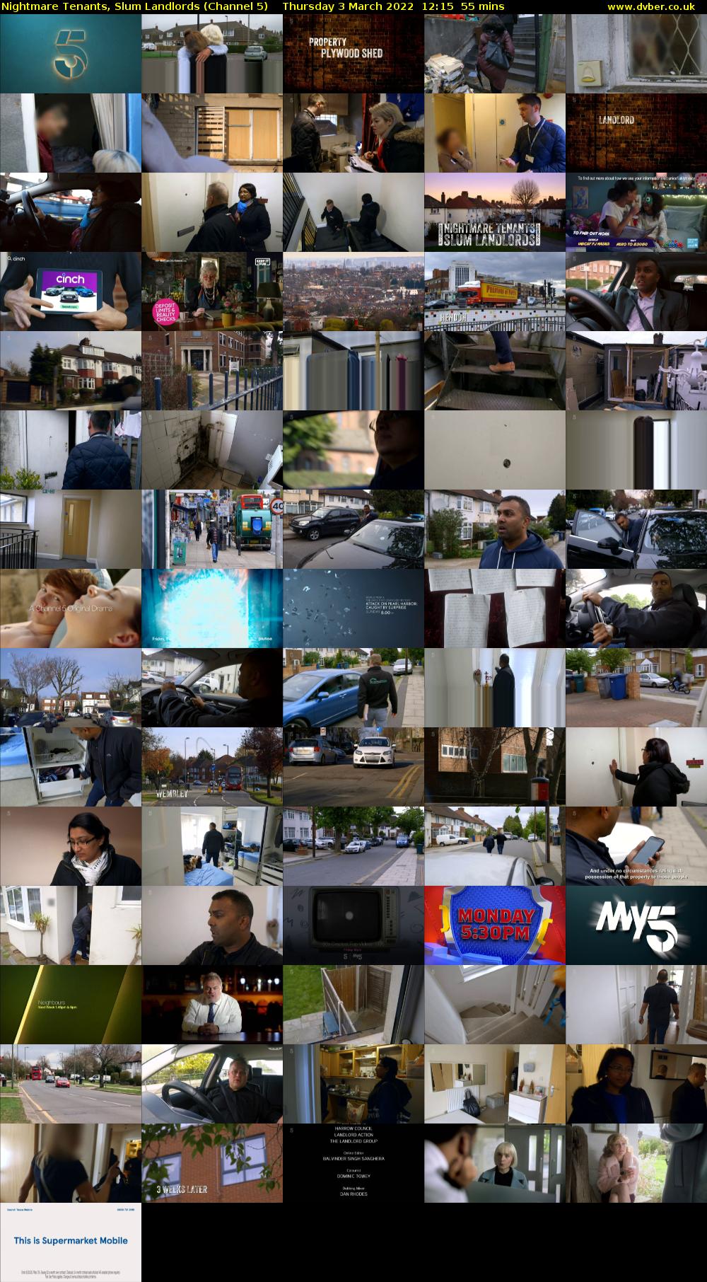 Nightmare Tenants, Slum Landlords (Channel 5) Thursday 3 March 2022 12:15 - 13:10