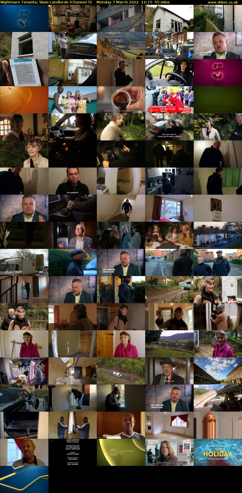 Nightmare Tenants, Slum Landlords (Channel 5) Monday 7 March 2022 12:15 - 13:10