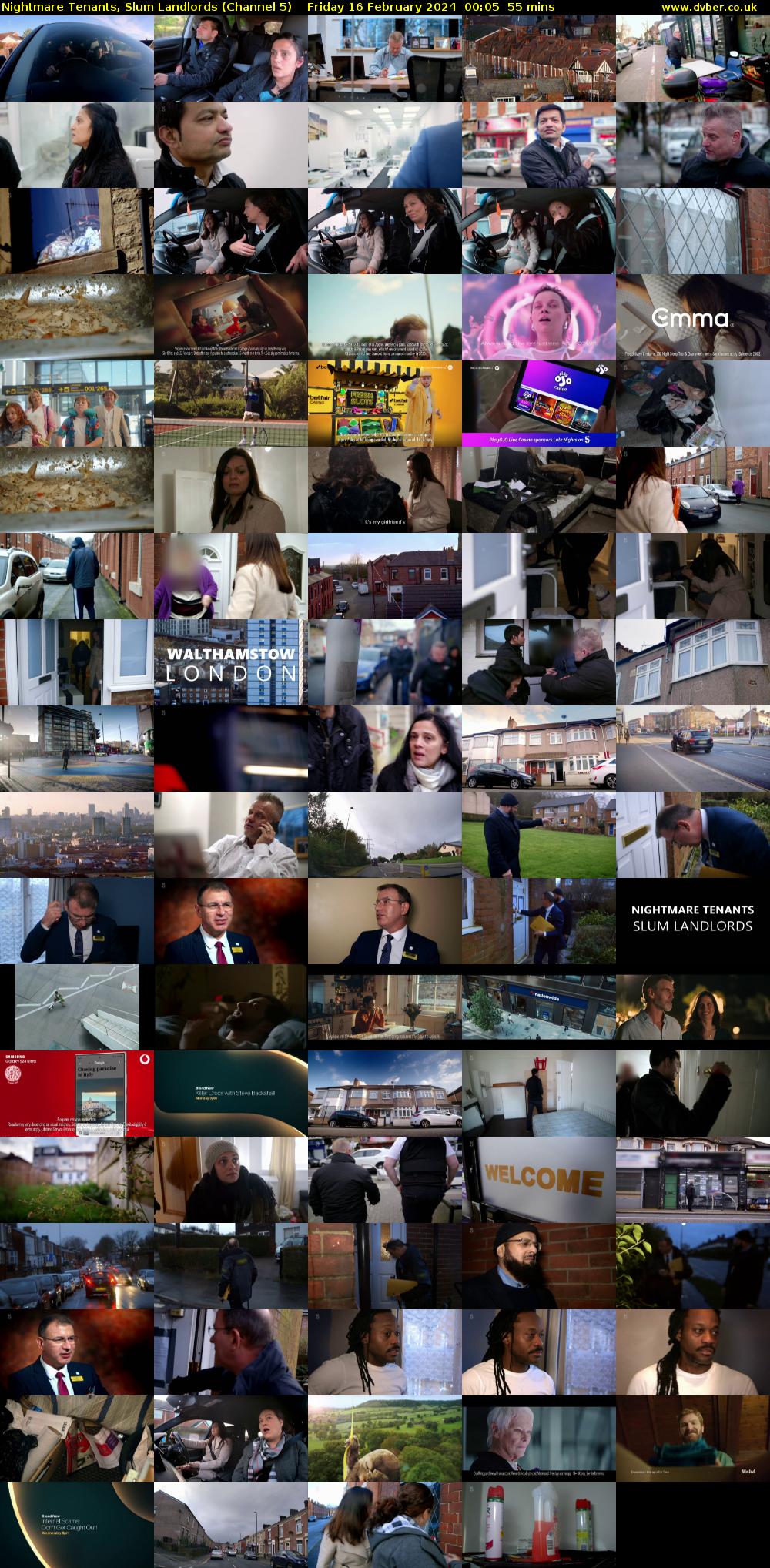Nightmare Tenants, Slum Landlords (Channel 5) Friday 16 February 2024 00:05 - 01:00