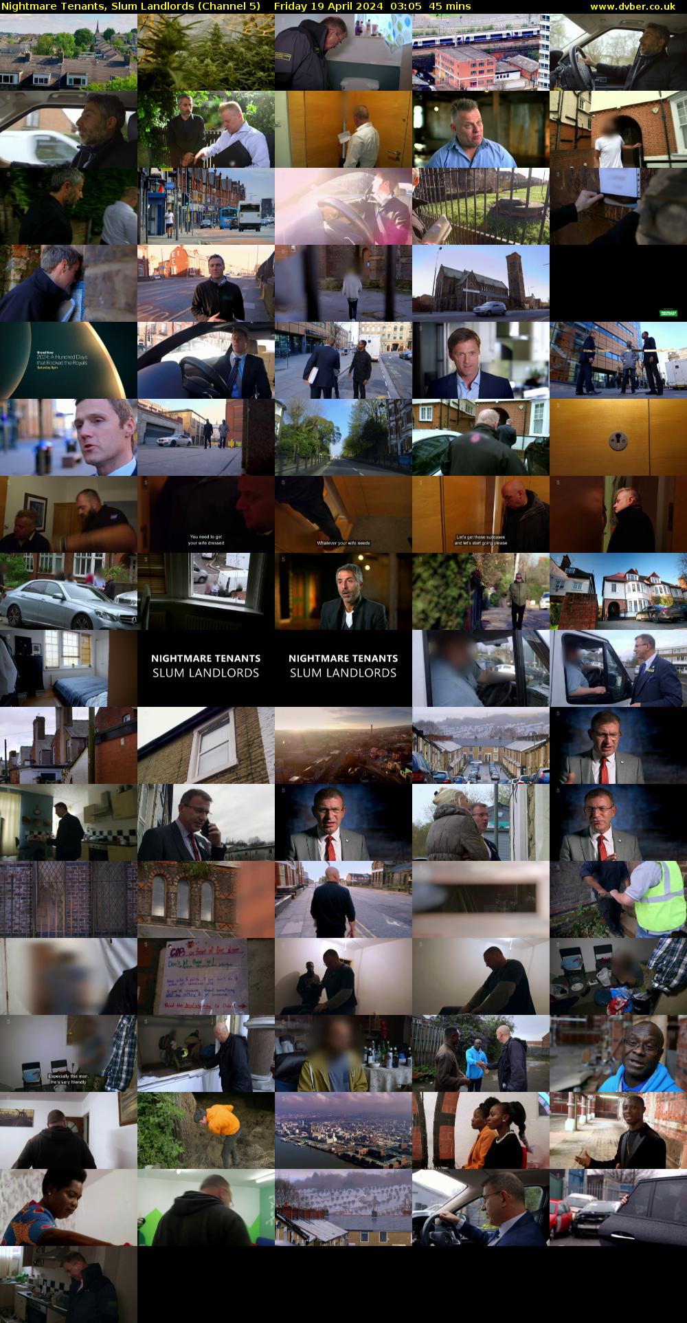 Nightmare Tenants, Slum Landlords (Channel 5) Friday 19 April 2024 03:05 - 03:50